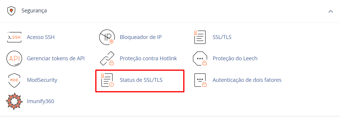 SSL TLS Status cPanel