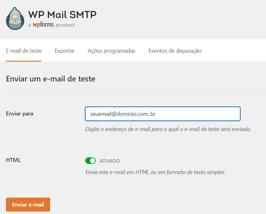 Como Configurar O Wp Mail Smtp Do Wpforms Suporte Kangaroo Host 6184