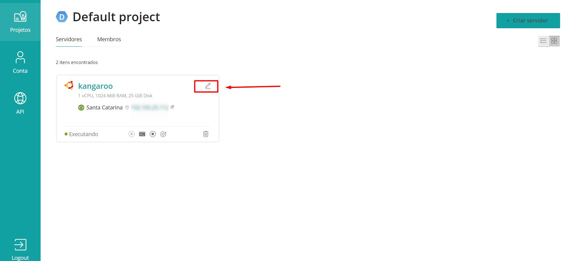 Hostname servidor vps vm solusvm2