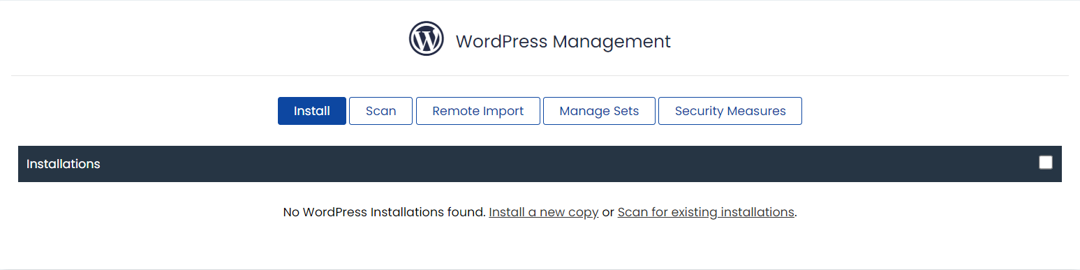 Softaculous sem instalacoes wordpress